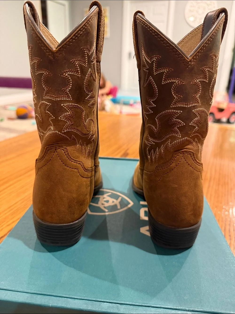 Ariat Kids Tan/Brown Heritage Western Boots